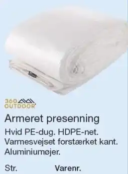 Harald Nyborg 360 Outdoor armeret presenning tilbud