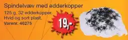 Harald Nyborg Spindelvæv med edderkopper tilbud