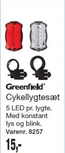 Harald Nyborg Greenfield Cykellygtesæt tilbud
