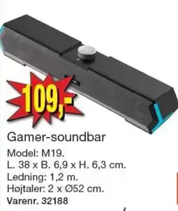 Harald Nyborg Gamer-soundbar tilbud