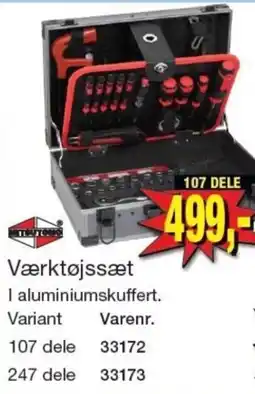 Harald Nyborg Mitsutoyo Værktøjssæt tilbud