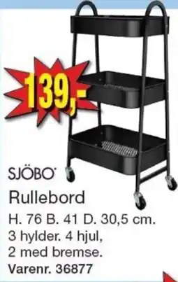 Harald Nyborg Sjöbo Rullebord tilbud