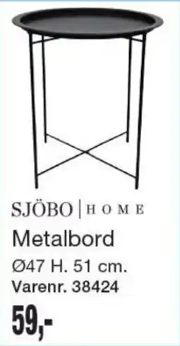 Harald Nyborg Sjöbo Home Metalbord tilbud
