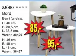 Harald Nyborg Sjöbo Home Bord tilbud