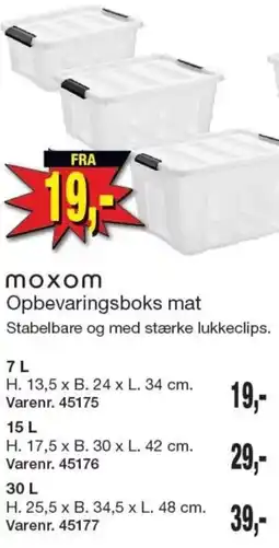 Harald Nyborg moxom opbevaringsboks mat tilbud