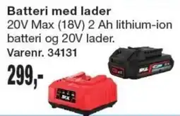 Harald Nyborg SKL batteri med lader tilbud
