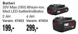 Harald Nyborg Pwrdore 20 Batteri tilbud