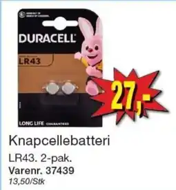Harald Nyborg Duracell Knapcellebatteri tilbud