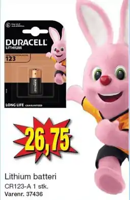 Harald Nyborg Duracell lithium batteri tilbud