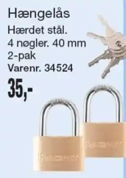Harald Nyborg Hængelås tilbud