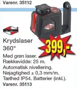 Harald Nyborg Hit-Tools Krydslaser 360° tilbud