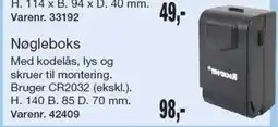 Harald Nyborg Nøgleboks tilbud