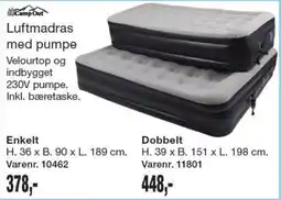 Harald Nyborg CampOut Luftmadras med pumpe tilbud