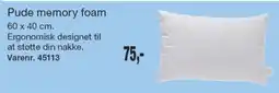 Harald Nyborg Pude memory foam tilbud