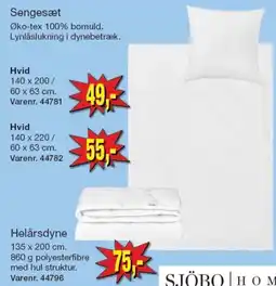 Harald Nyborg Sjöbo hom sengesæt tilbud