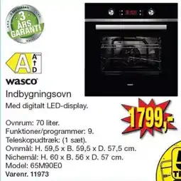 Harald Nyborg Wasco Indbygningsovn tilbud