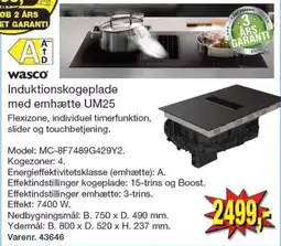 Harald Nyborg Wasco induktionskogeplade med emhætte um25 tilbud