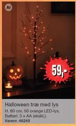 Harald Nyborg Halloween træ med lys tilbud