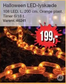 Harald Nyborg Halloween LED-lyskæde tilbud