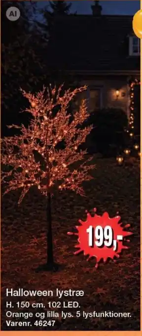 Harald Nyborg Halloween lystræ tilbud