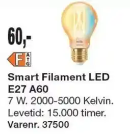 Harald Nyborg Smart Filament LED E27 A60 tilbud