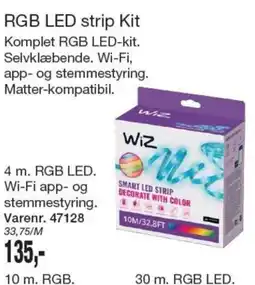 Harald Nyborg Wiz rgb led strip kit tilbud