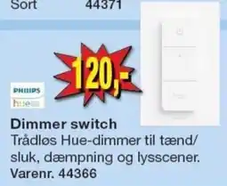Harald Nyborg Philips Hue dimmer switch tilbud