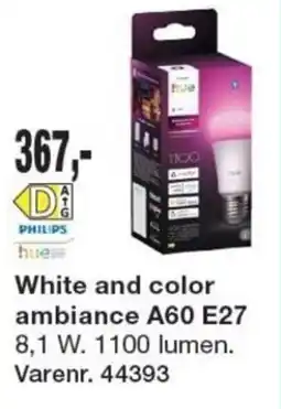 Harald Nyborg Philips hue White and color ambiance A60 E27 tilbud