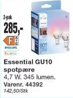 Harald Nyborg Philips Essential GU10 Spotpaere tilbud