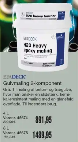 Harald Nyborg Efadeck Gulvmaling 2-Komponent tilbud