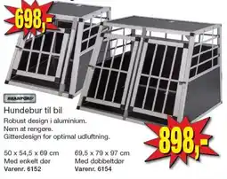Harald Nyborg Branford Hundebur til bil tilbud