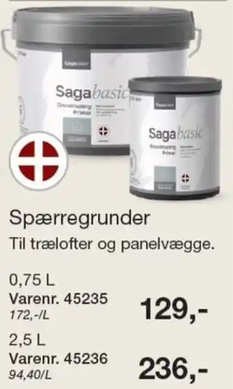Harald Nyborg Saga basic Spærregrunder tilbud
