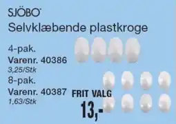 Harald Nyborg Sjöbo selvlæbende plastkroge tilbud
