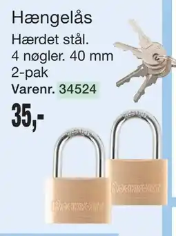 Harald Nyborg Hængelås tilbud