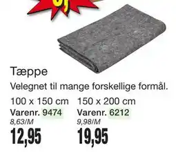 Harald Nyborg Tæppe tilbud