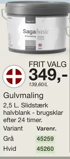 Harald Nyborg Gulvmaling tilbud