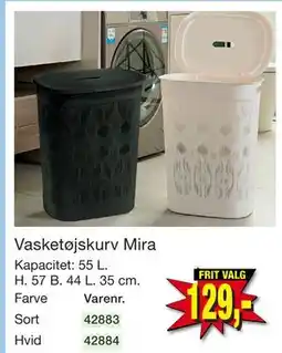 Harald Nyborg Vasketøjskurv Mira tilbud