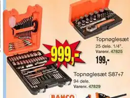 Harald Nyborg Topnøglesæt S87+7 tilbud