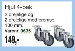 Harald Nyborg Hjul 4-pak tilbud