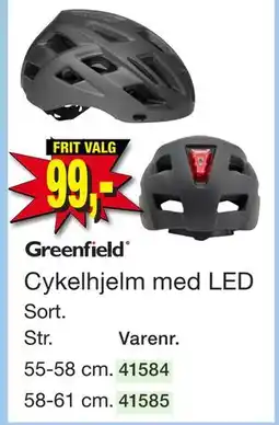 Harald Nyborg Cykelhjelm med LED tilbud