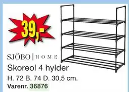Harald Nyborg SJÖBO | HOME Skoreol 4 hylder tilbud