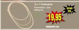 Harald Nyborg 3-i-1 halskæde tilbud