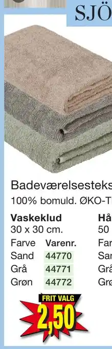 Harald Nyborg Vaskeklud tilbud