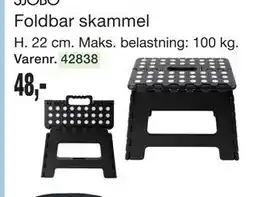 Harald Nyborg Foldbar skammel tilbud