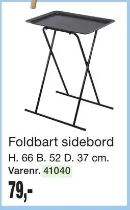 Harald Nyborg Foldbart sidebord tilbud