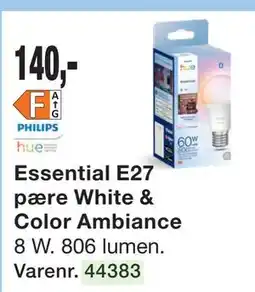 Harald Nyborg Essential E27 pære White & Color Ambiance tilbud