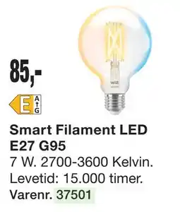 Harald Nyborg Smart Filament LED E27 G95 tilbud