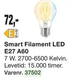 Harald Nyborg Smart Filament LED E27 A60 tilbud