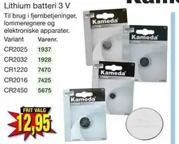 Harald Nyborg Lithium batteri 3 V tilbud