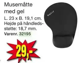 Harald Nyborg Musemåtte med gel tilbud